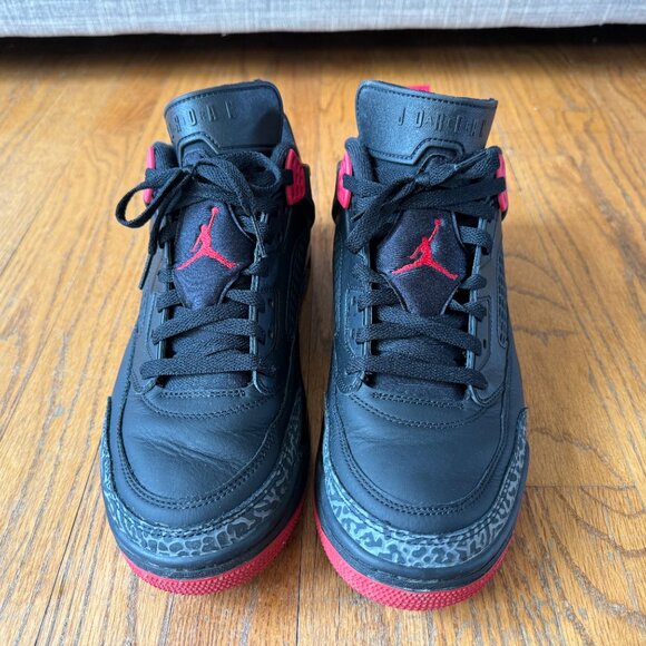 Nike Air Jordan Spizike Low Bred Black Gym Red Men's 10 - Picture 2 of 6